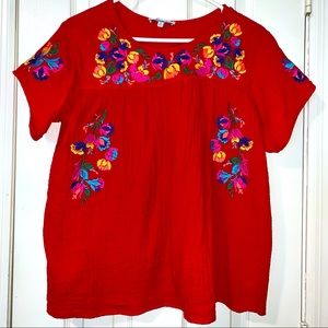 See and Be Seen Embroidered Top